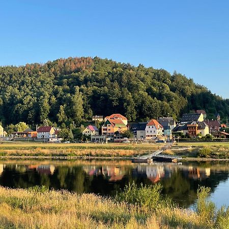 바트샨다우 Ferienhaus Elbufer 83 아파트 외부 사진