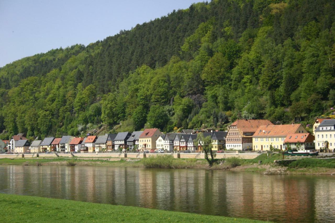 바트샨다우 Ferienhaus Elbufer 83 아파트 외부 사진