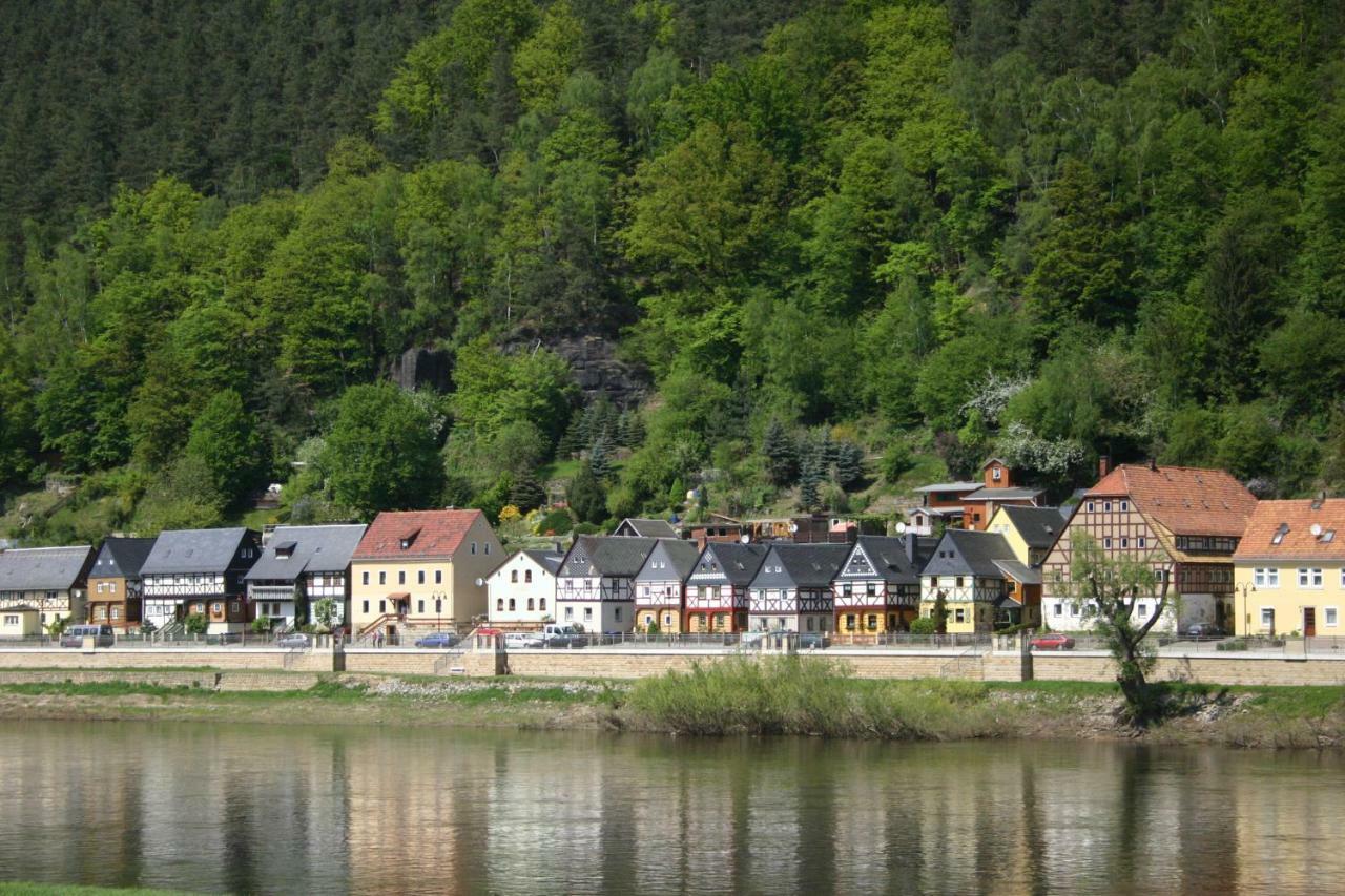 바트샨다우 Ferienhaus Elbufer 83 아파트 외부 사진